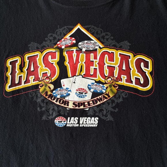 Las Vegas Motor Speedway Showgirl Graphic Tee with Bold Graphics. Size XXL - Picture 3 of 6